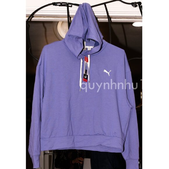 NWT PUMA Women's Lightweight Modern Sport Hoodie Pullover in Blue - Picture 4 of 7